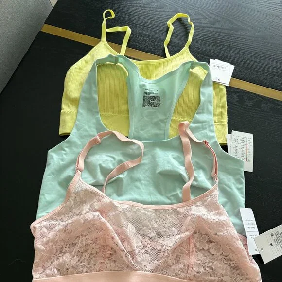 Auden Bra (Bralette) Bundle 3pc NWT Size Medium Pullover Style - Picture 3 of 12